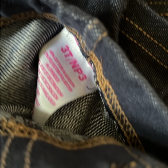 Lot of 5 Girls 3T Assorted Denim and Black  Jeans Clean GUC - Picture 2 of 4